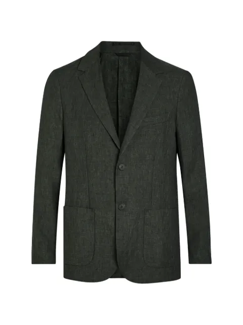 Sunspel single-breasted patch-pocket blazer