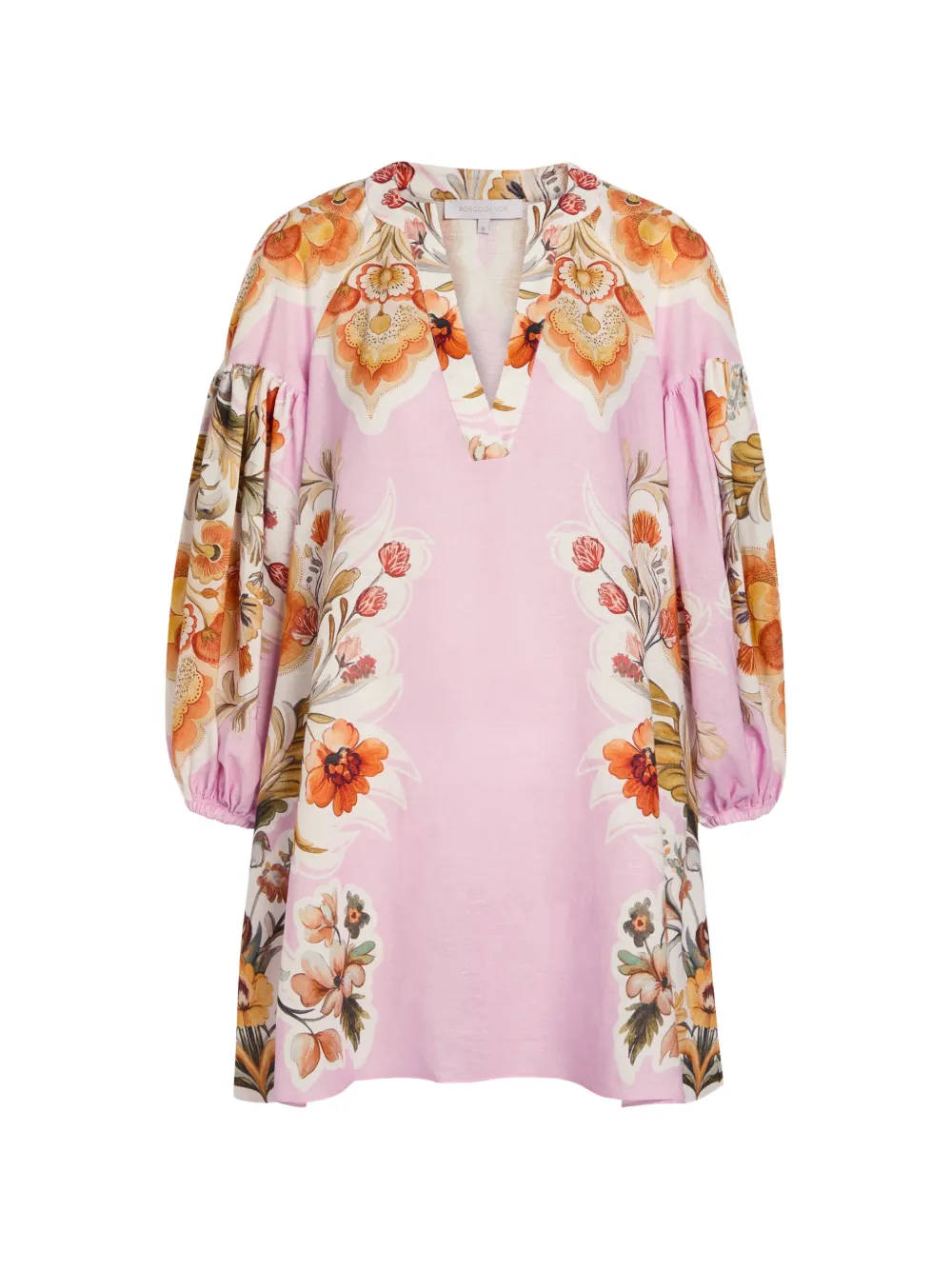 Borgo De Nor Harlow floral-print mini dress - Viola