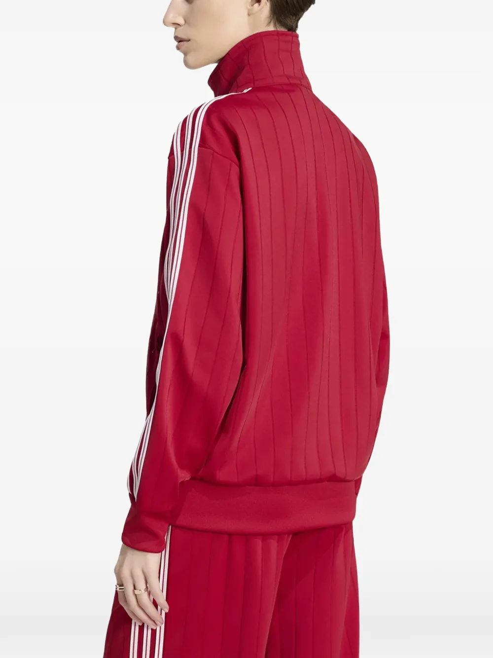 adidas Trainingsjack met gestreept detail Rood