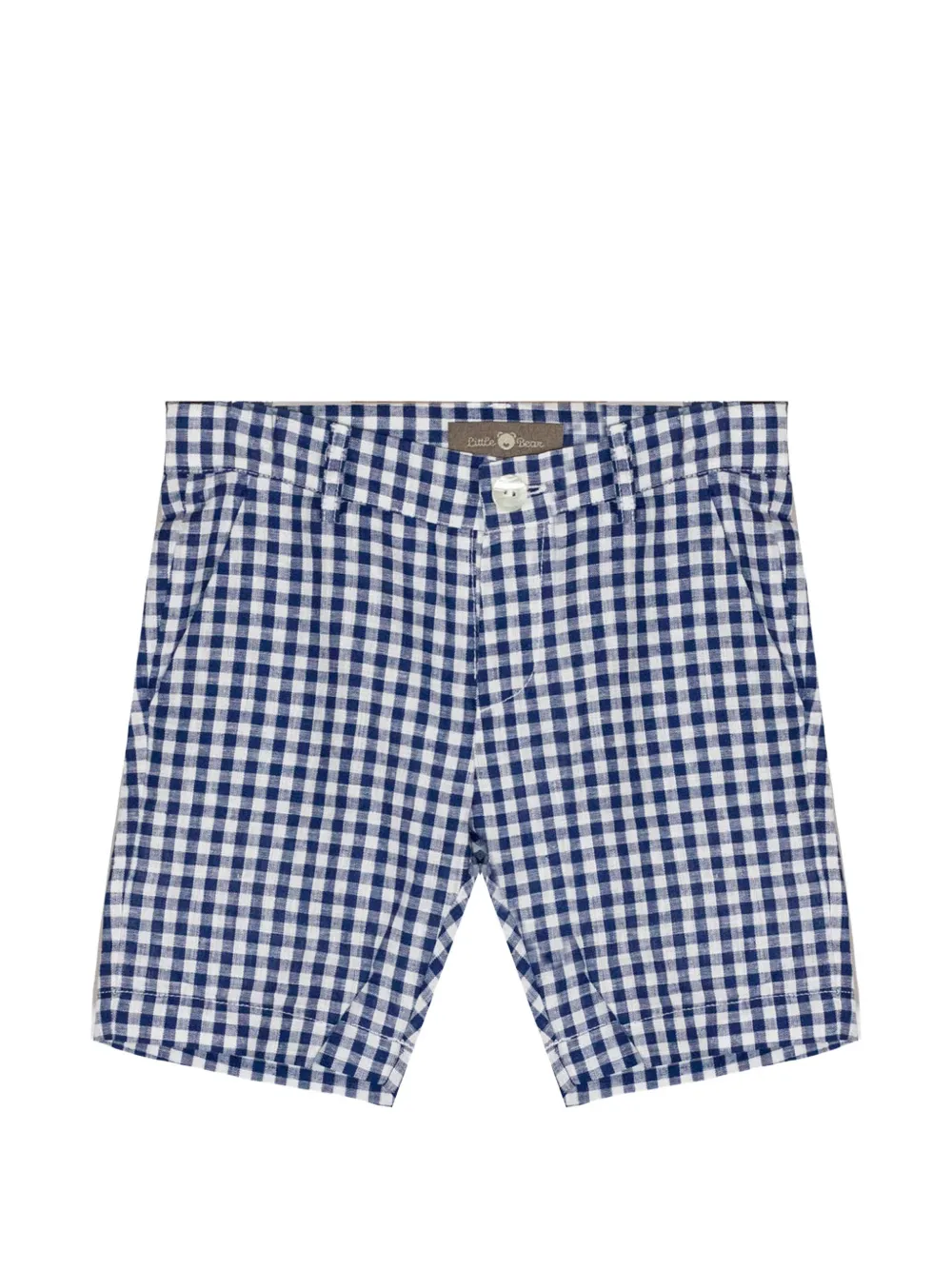 Little Bear checked bermuda shorts - Blu