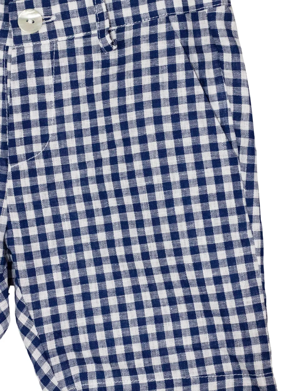  Little Bear Bermudas A Cuadros - Azul 