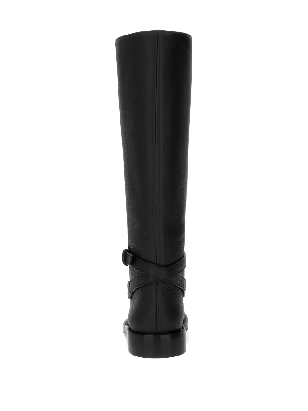 Gianvito Rossi buckle-strap knee-high boots Zwart