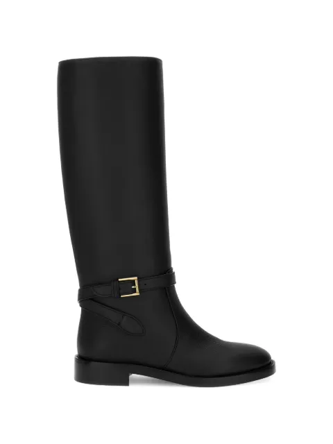 Gianvito Rossi 버클 스트랩 롱 부츠