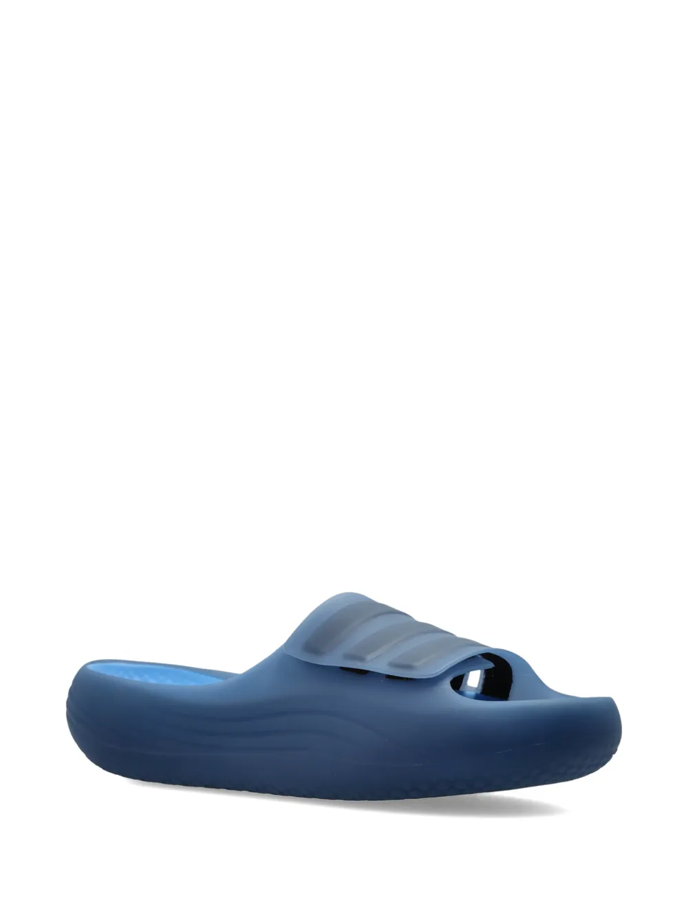 adidas Adislide three-stripe slides Blauw