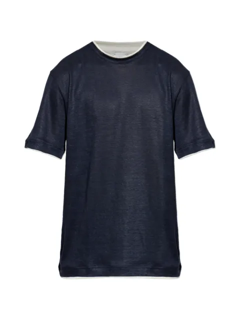 Eleventy layered-detail T-shirt