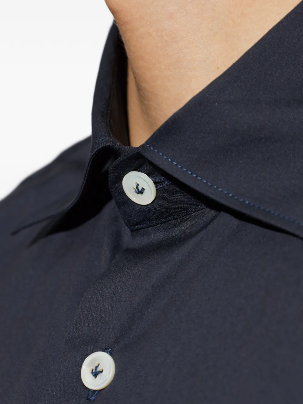 Eleventy Klassiek overhemd Blauw