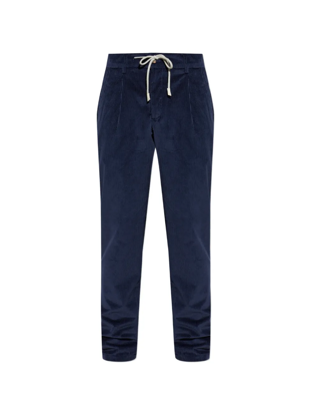 Eleventy pleated corduroy trousers - Blu
