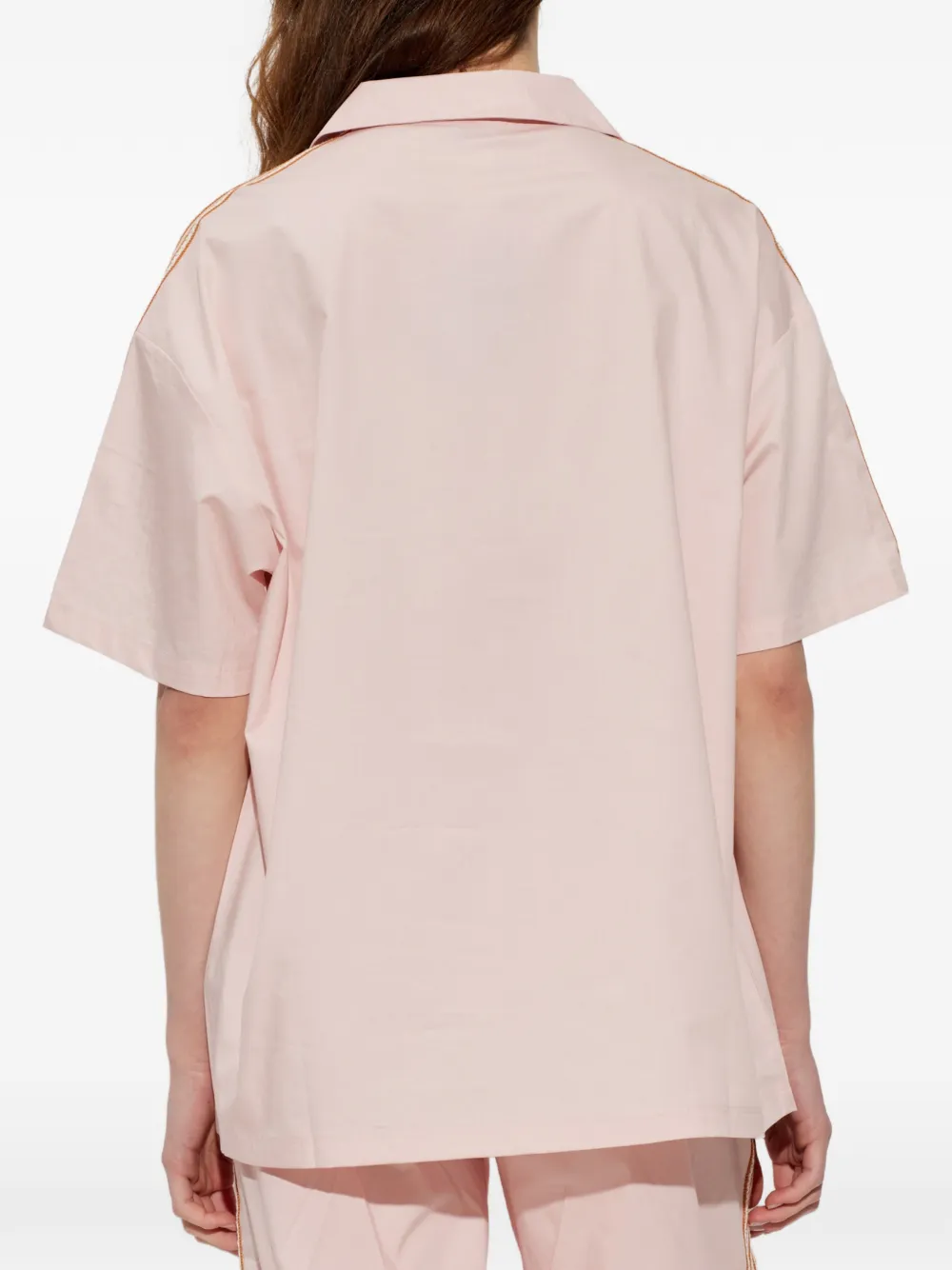 adidas Blouse met geborduurde bloemen Roze