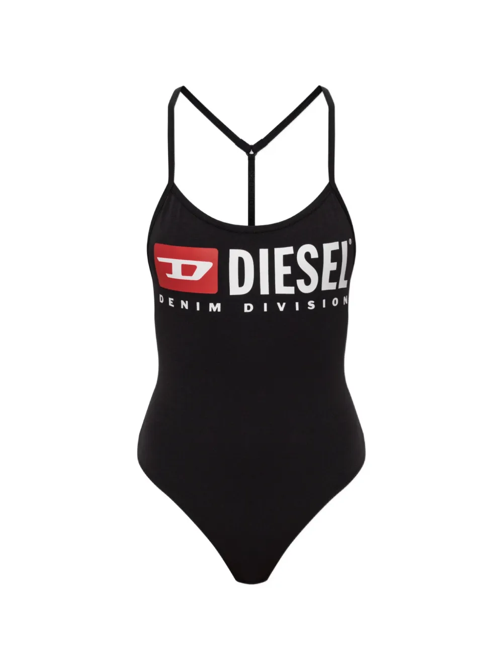 Diesel logo-print bodysuit - Nero