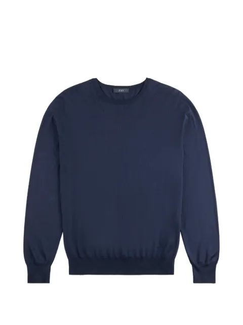 Fay logo-embroidered crew-neck sweater
