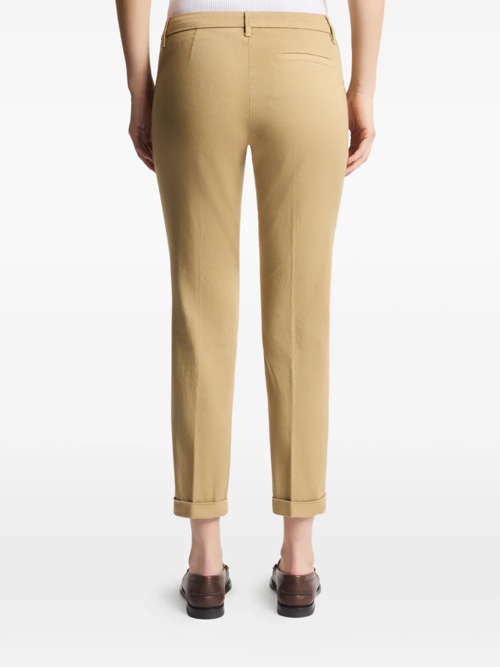 Fay Chino met omgeslagen pijpen Beige
