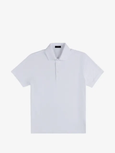 Fay embroidered jersey polo shirt