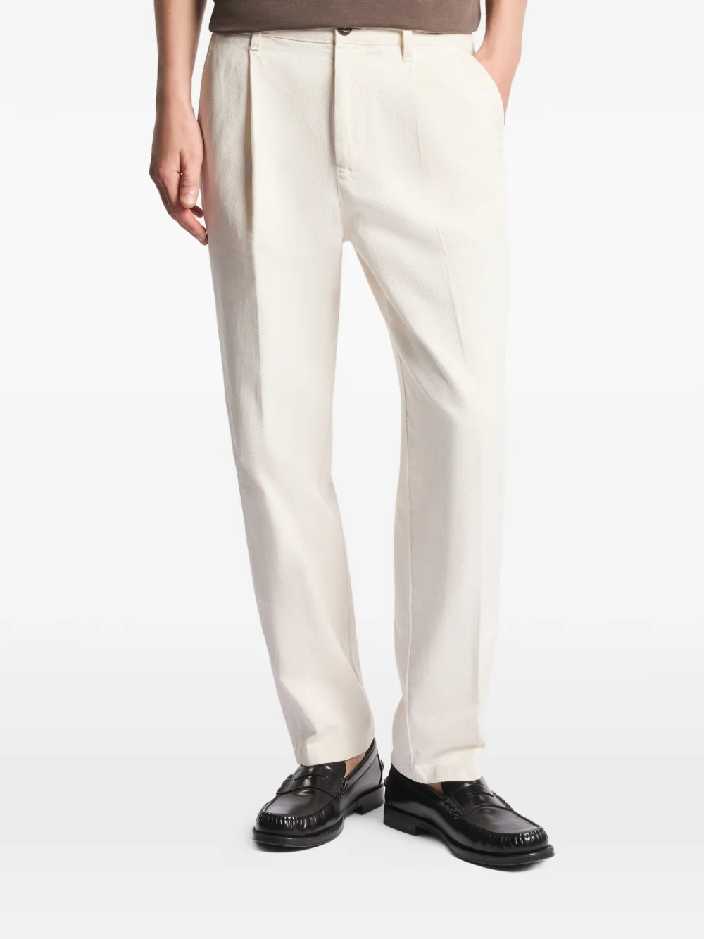 Fay Archive geplooide broek Beige