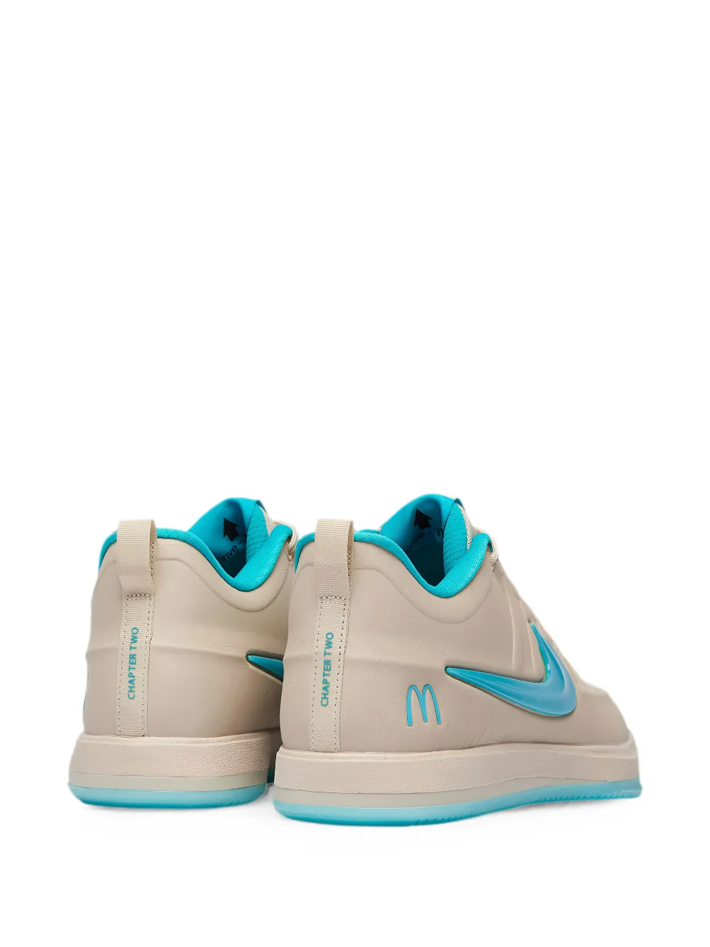 Nike x McDonalds Book 2 lace-up sneakers Beige