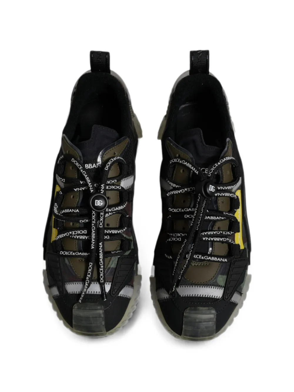 Dolce & Gabbana NS1 sneakers met camouflageprint Zwart