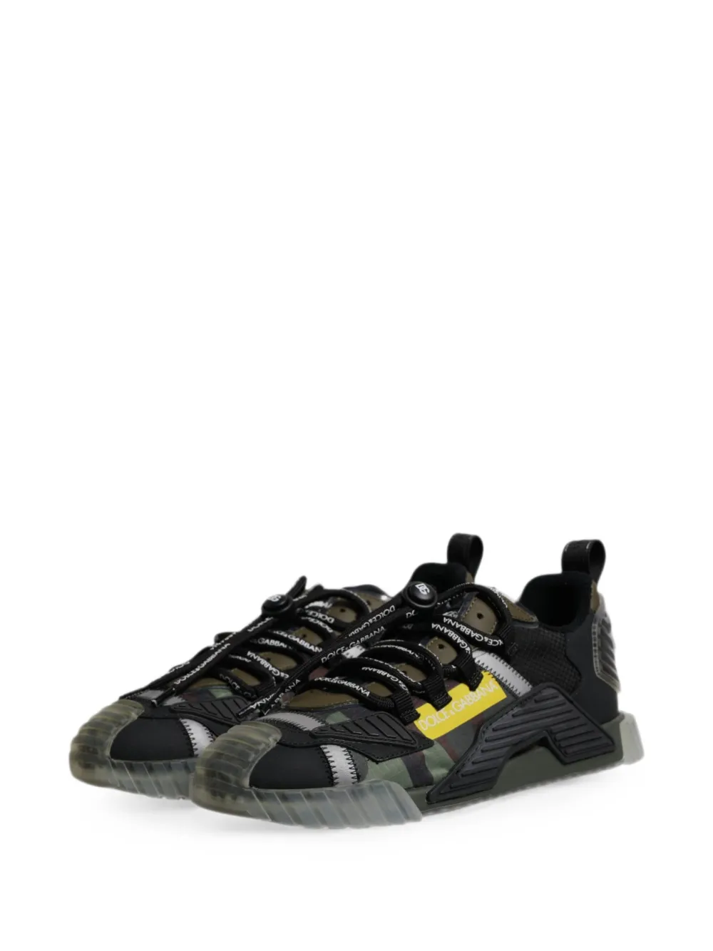 Dolce & Gabbana NS1 sneakers met camouflageprint Zwart