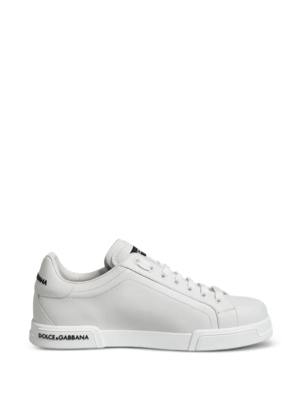 Dolce & Gabbana Sneakers senza lacci e logo - Bianco