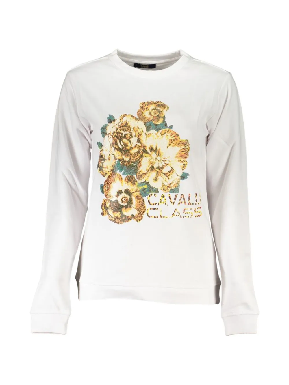 Cavalli Class floral-print sweater