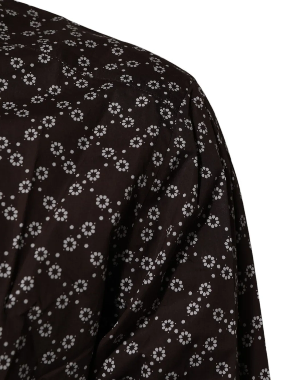 Dolce & Gabbana Overhemd met bloemenprint Bruin