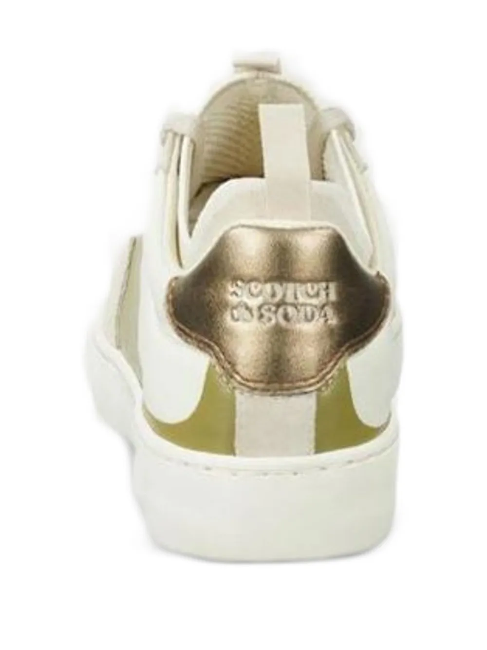 Scotch & Soda Sneakers met vlakken Beige