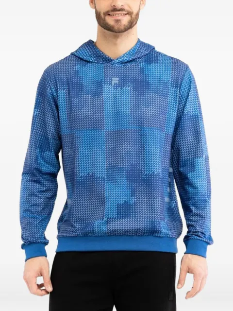 Fila Felpa con cappuccio e stampa geometrica