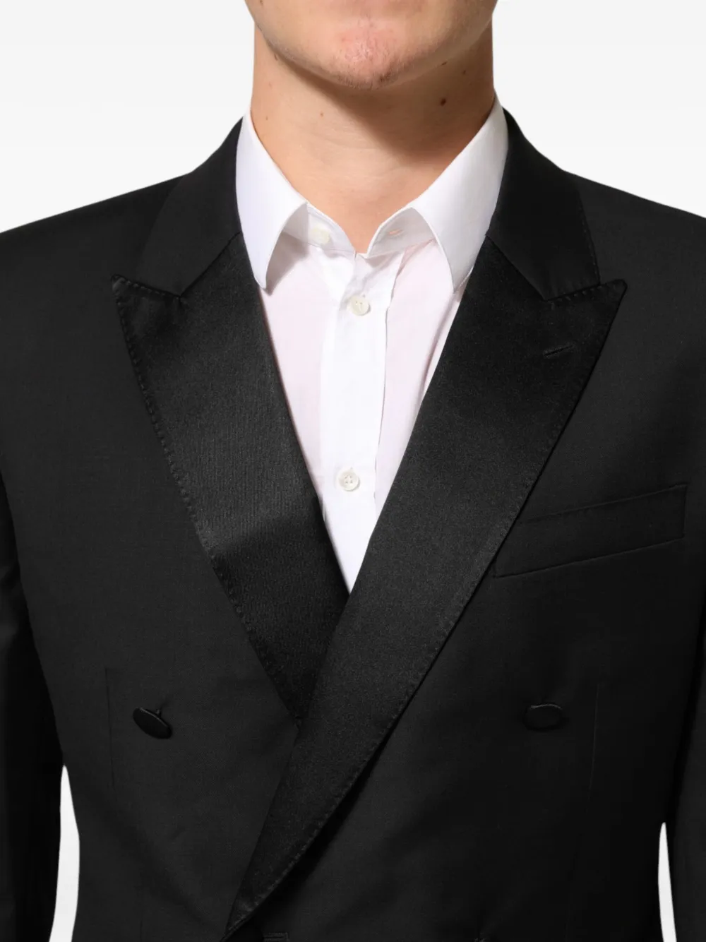 Dolce & Gabbana Martini blazer met dubbele rij knopen Zwart
