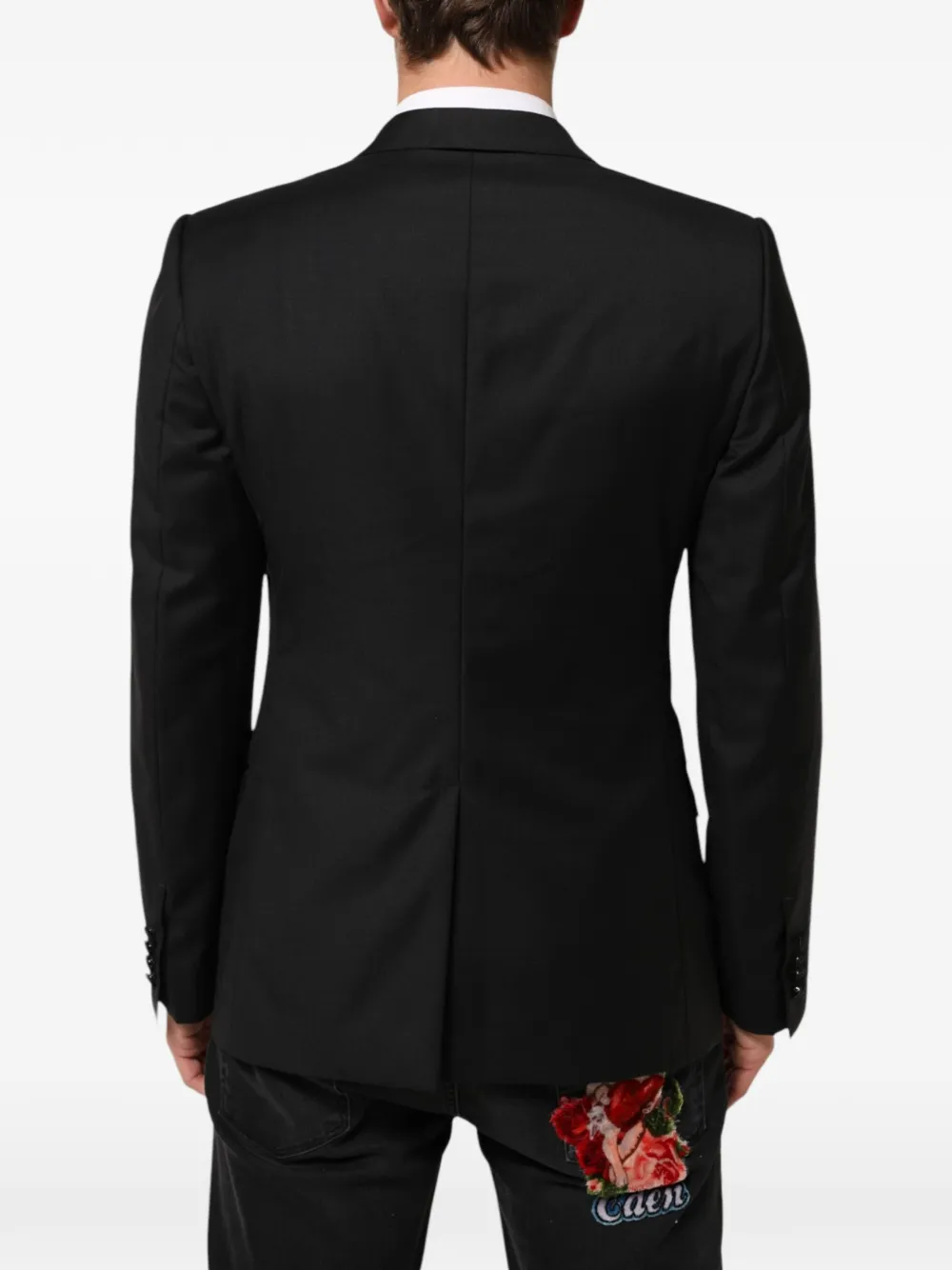 Dolce & Gabbana Martini blazer met dubbele rij knopen Zwart