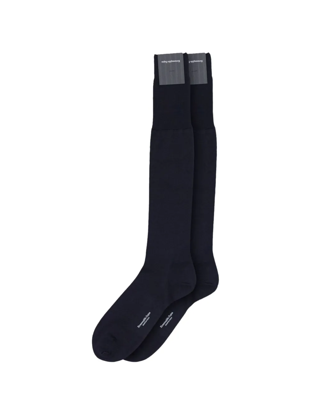 Zegna ribbed-knit socks - Blu