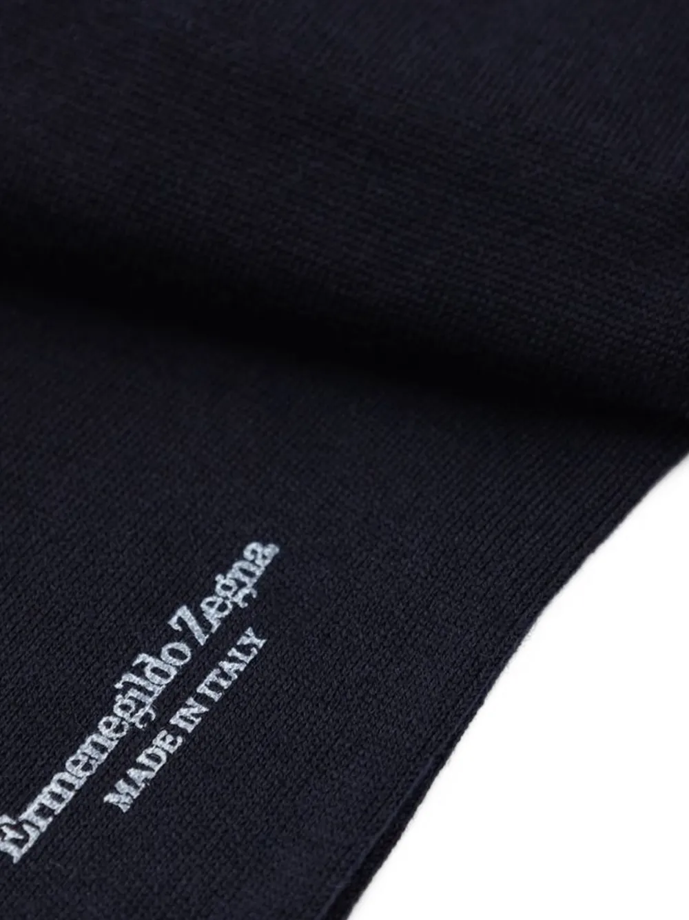 Zegna Ribgebreide sokken Blauw