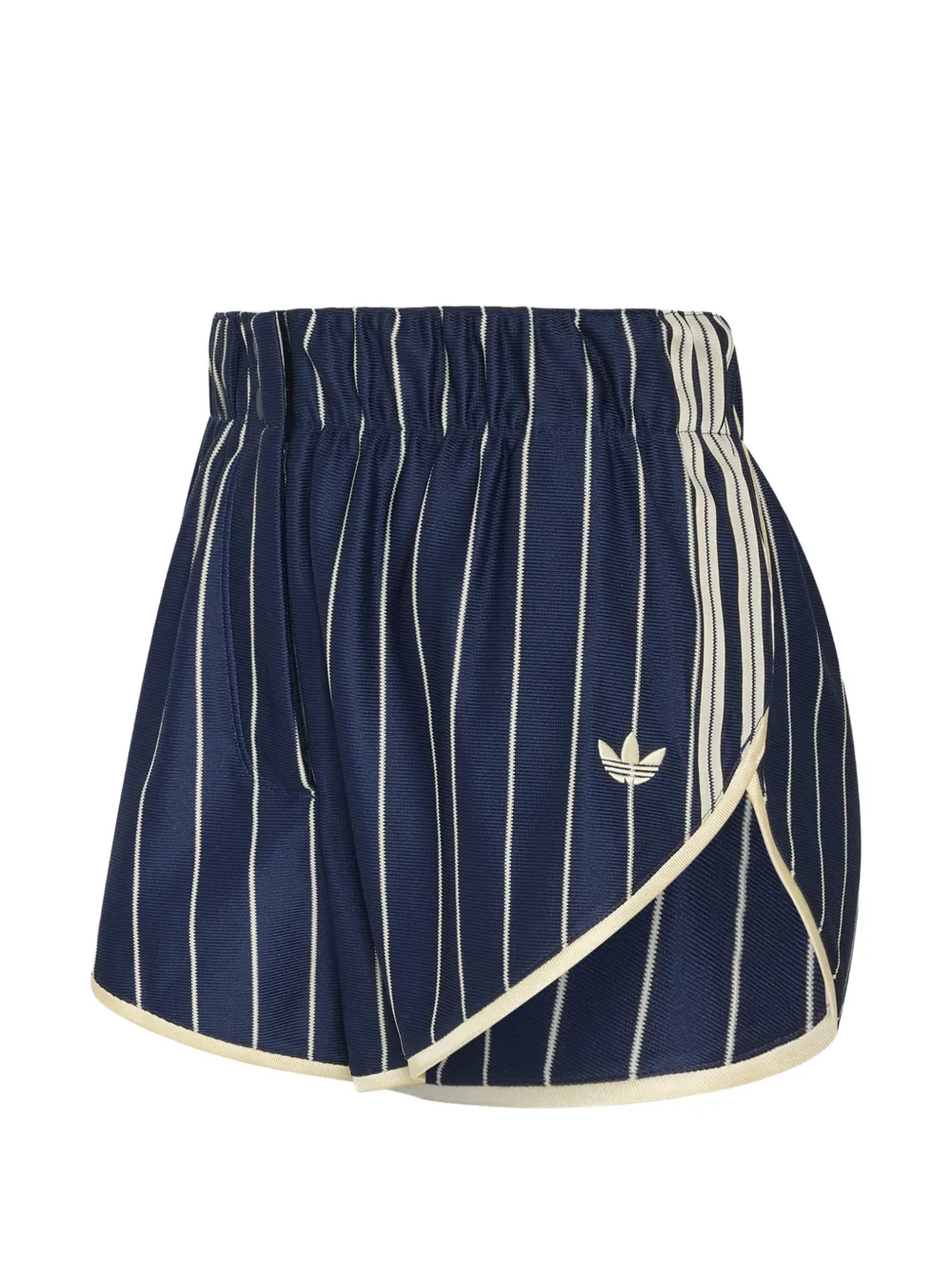 adidas Firebird pinstripe-pattern shorts - Blu