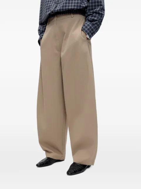 Cordera pantalones de algodón con diseño curvo