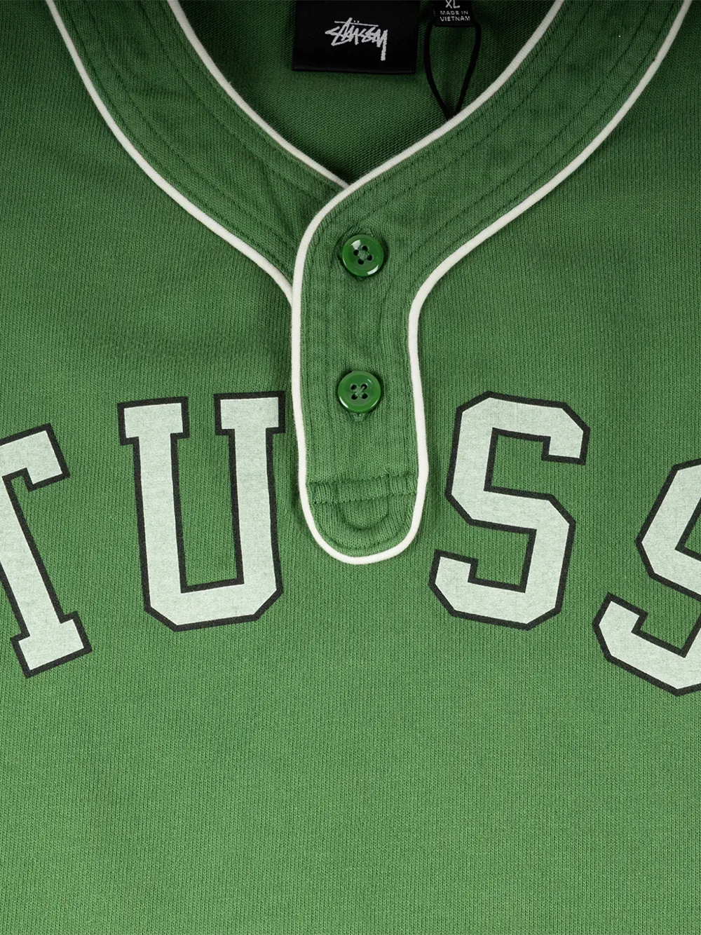 Stüssy Arch V-neck T-shirt | Green | FARFETCH