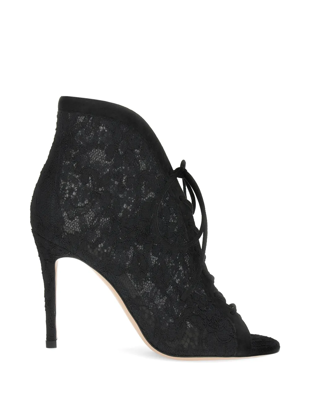 Gianvito Rossi Stiefeletten mit Schnürung - Schwarz