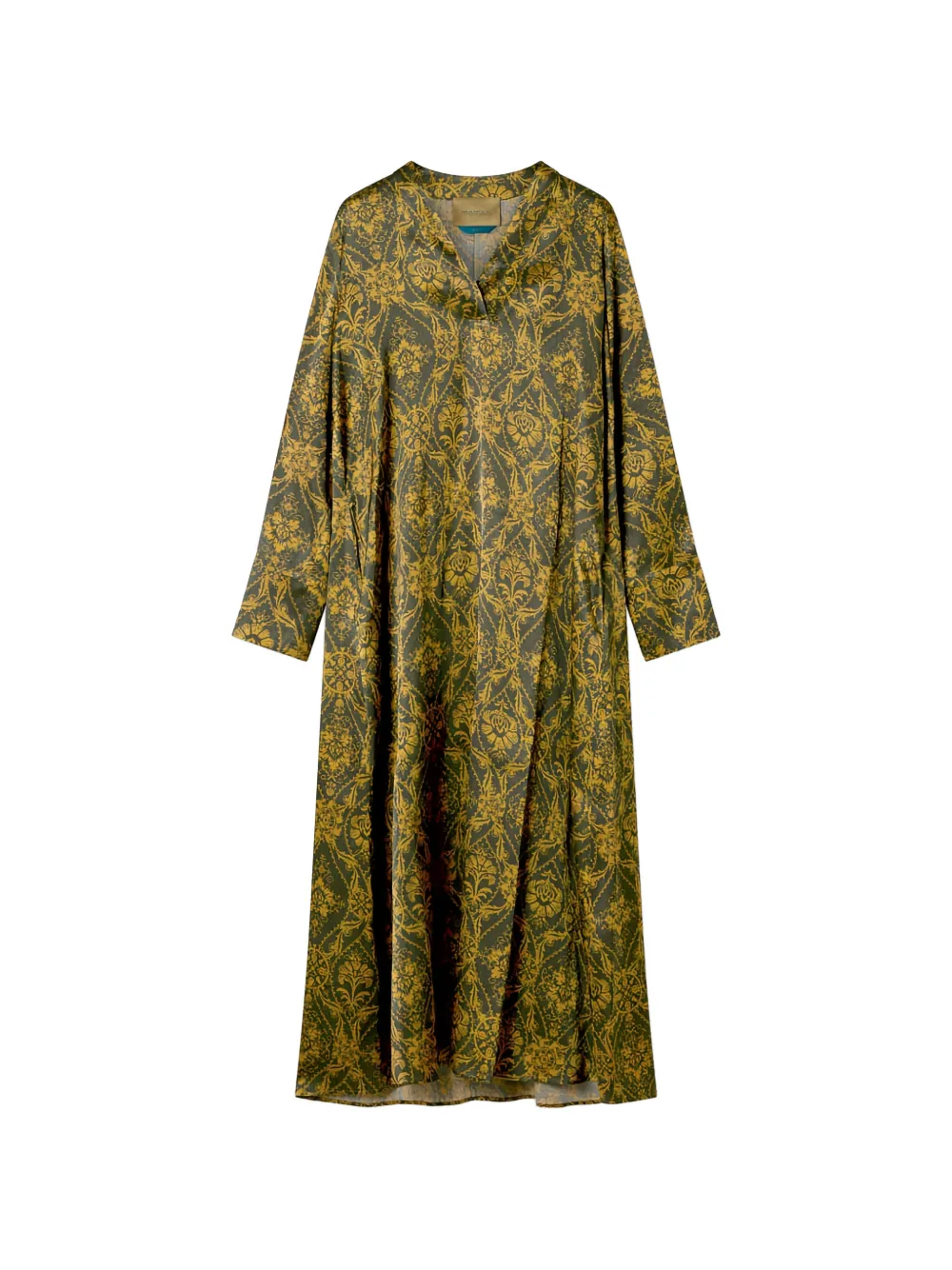 MOMONÌ Amara printed midi dress - Vert