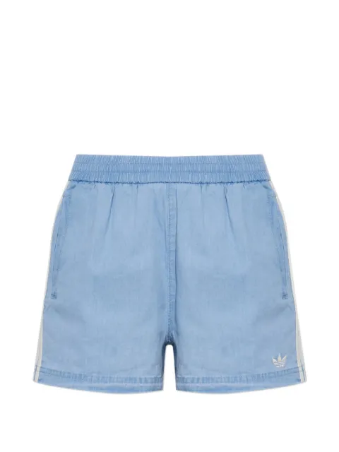 adidas Summer Glow logo-embroidered side-stripe shorts