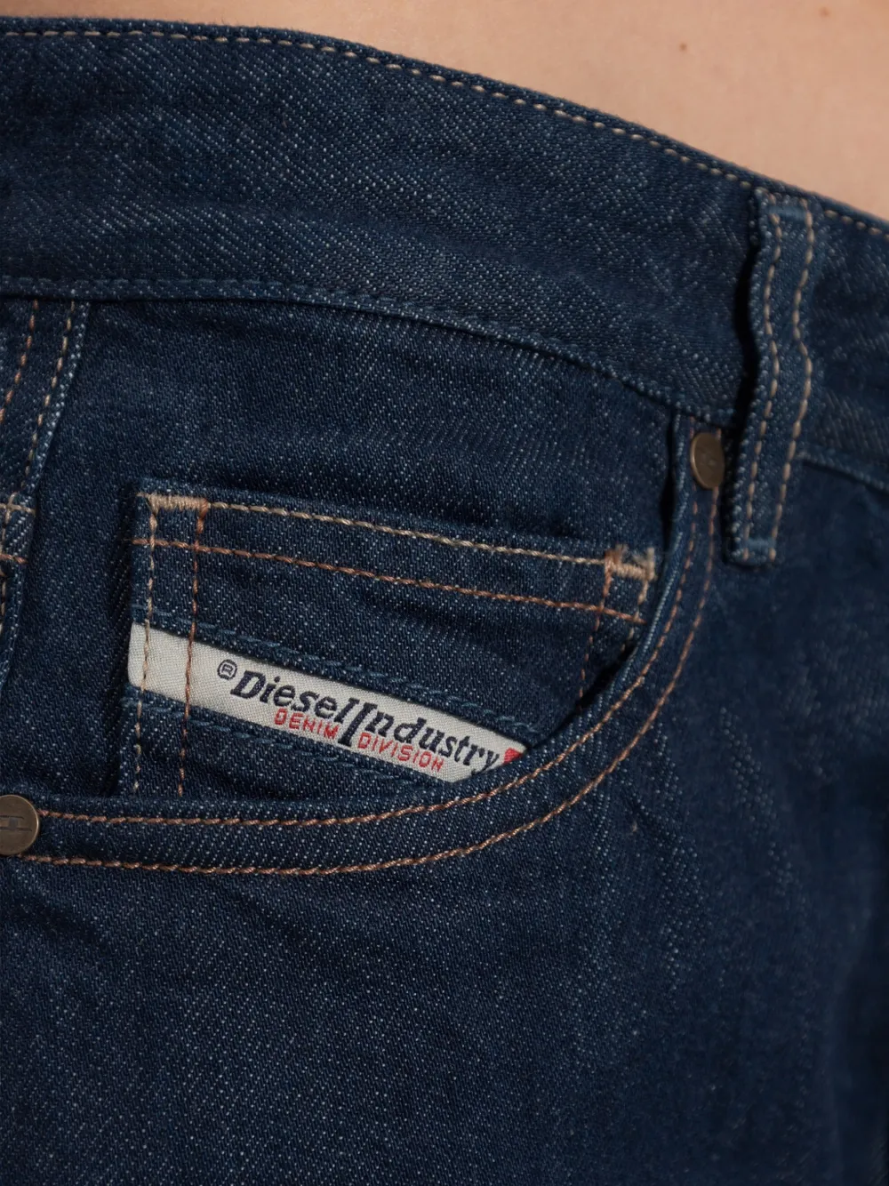Diesel 1971 D-Sent straight jeans Blauw