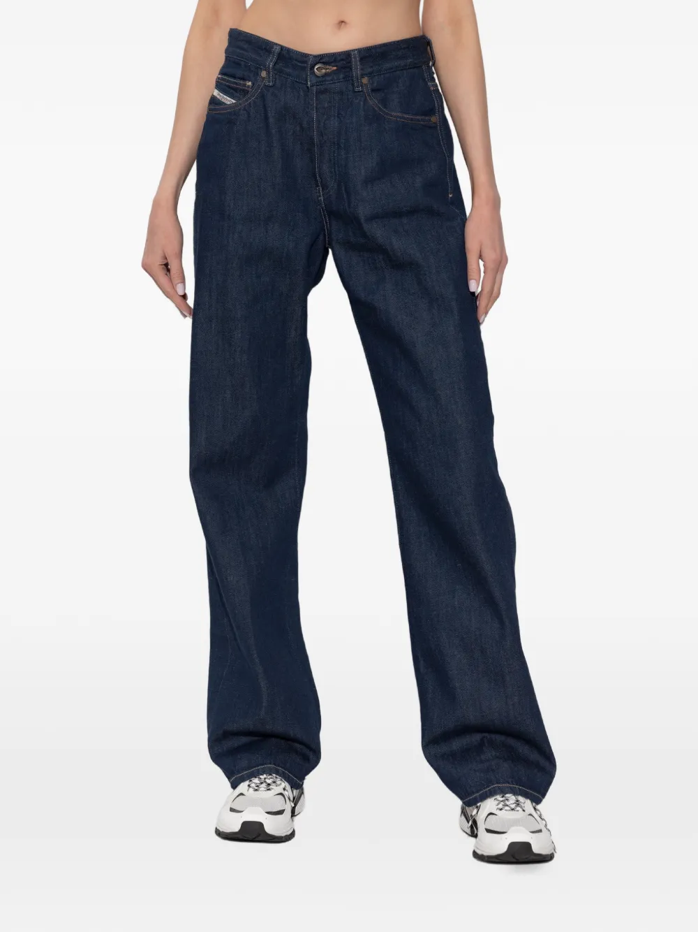 Diesel 1971 D-Sent straight jeans Blauw