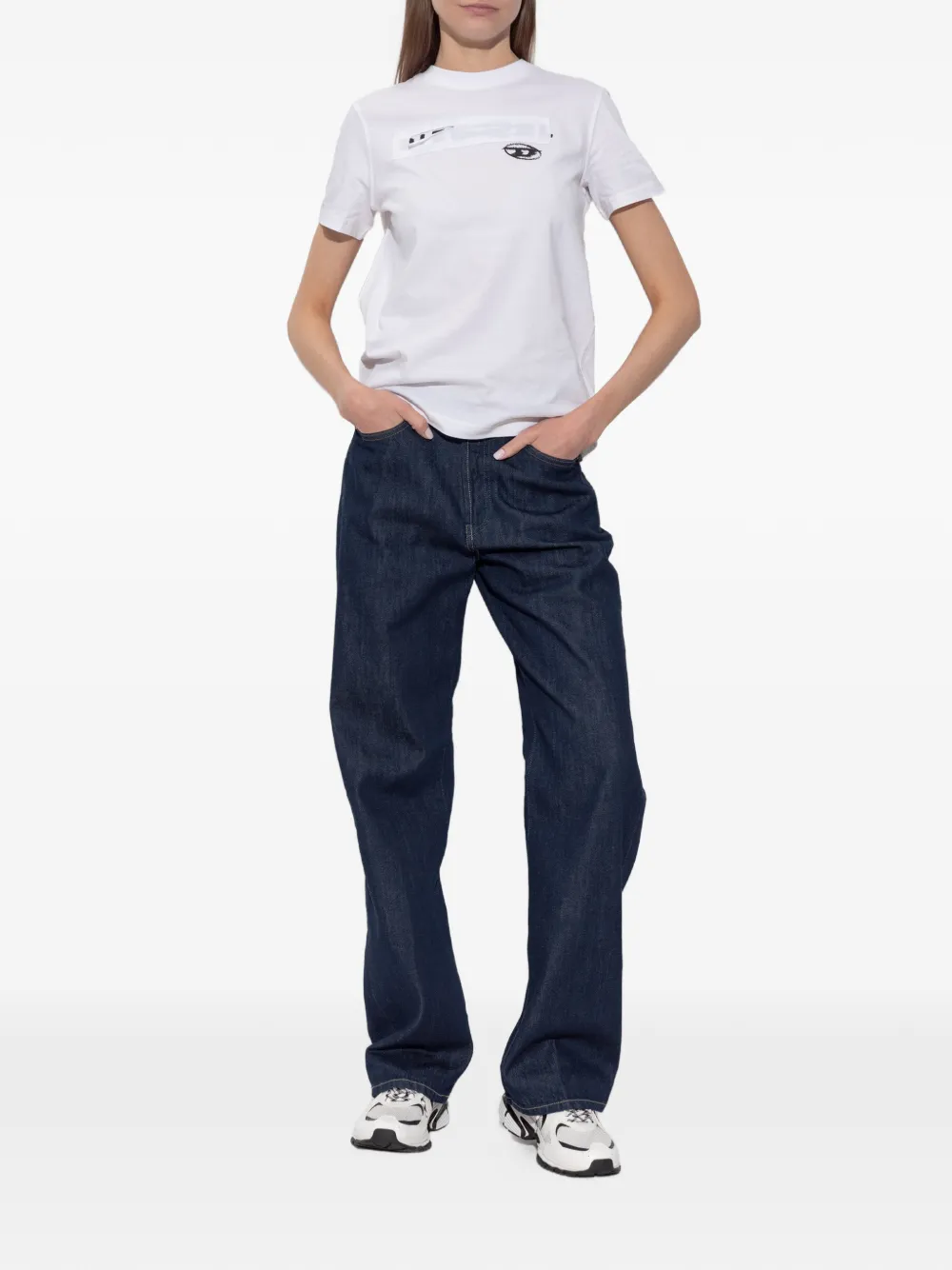 Diesel 1971 D-Sent straight jeans Blauw