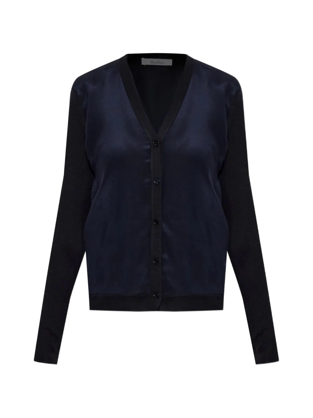 Max Mara Ninfee silk-blend cardigan - Blue