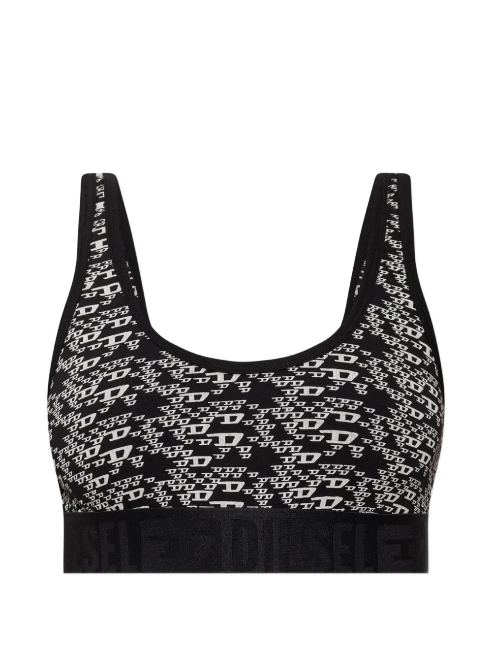 Diesel Reggiseno con stampa - Nero