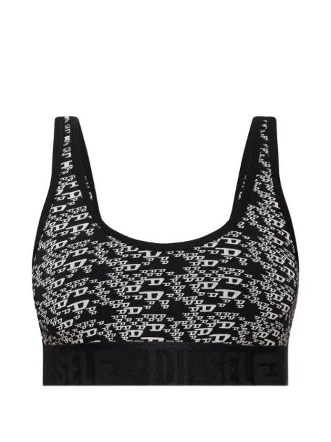 Diesel logo-print bra