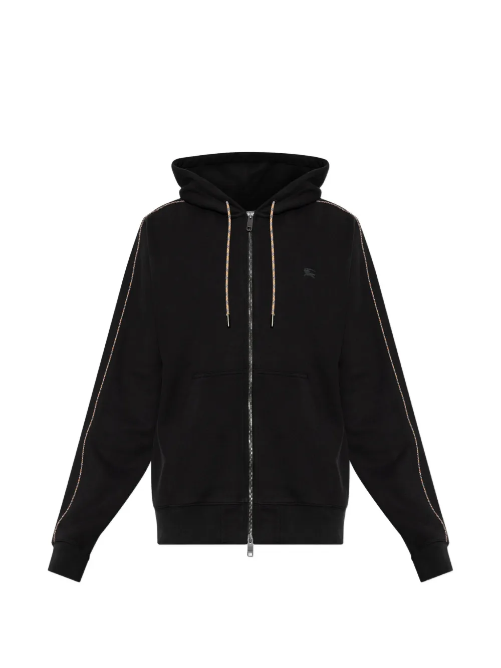 Burberry Scott logo-embroidered hoodie - Nero