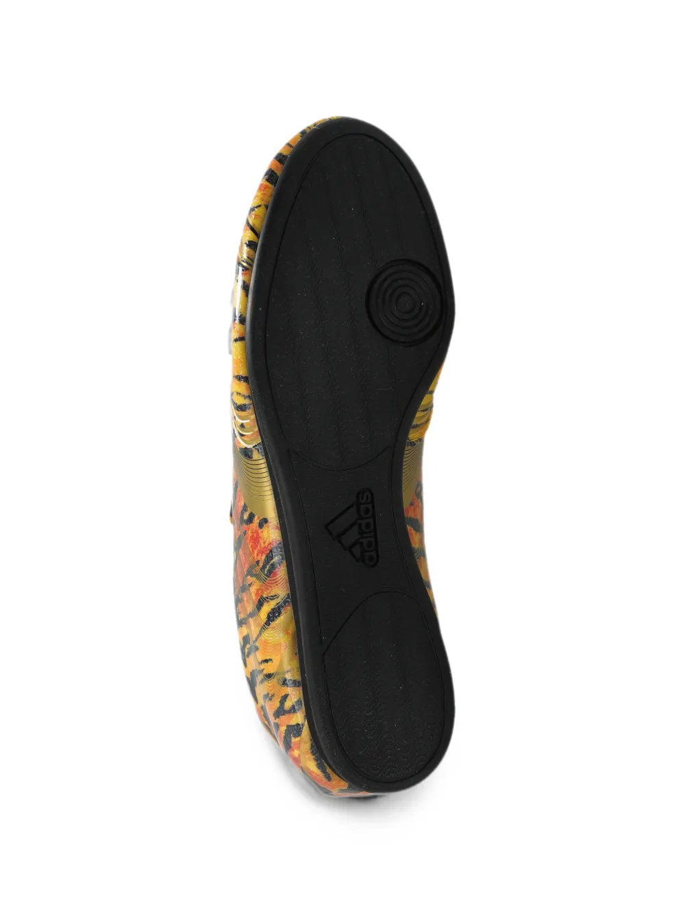 adidas Taekwondo F50 tiger-print sneakers Geel