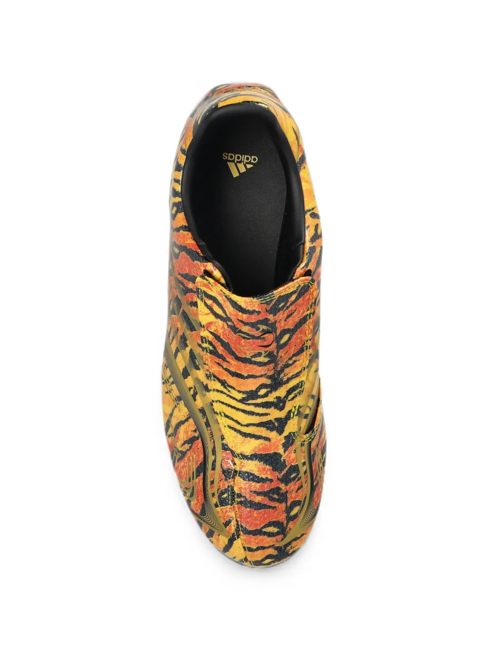 adidas Taekwondo F50 tiger-print sneakers Geel