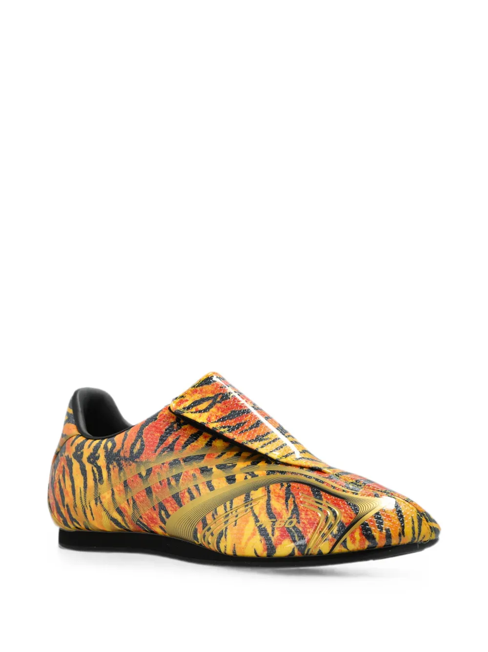 adidas Taekwondo F50 tiger-print sneakers Geel