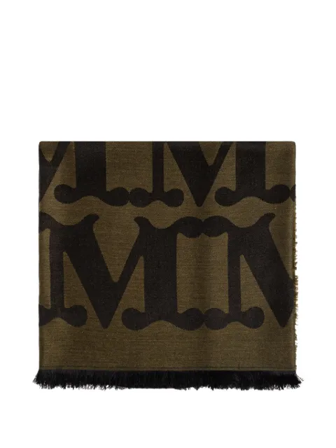 Max Mara frayed scarf