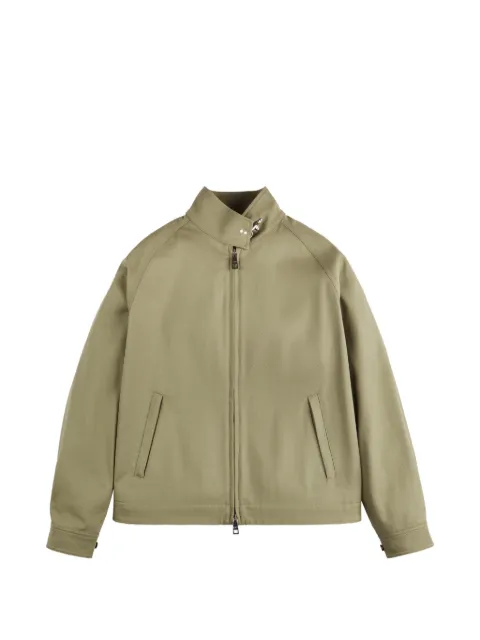 Fay gancio-detail zip-up jacket