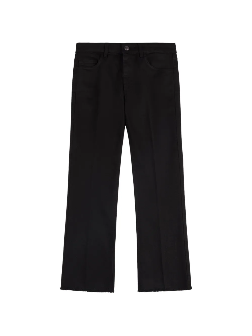 Fay Ungesäumte Five-Pocket-Jeans - Schwarz