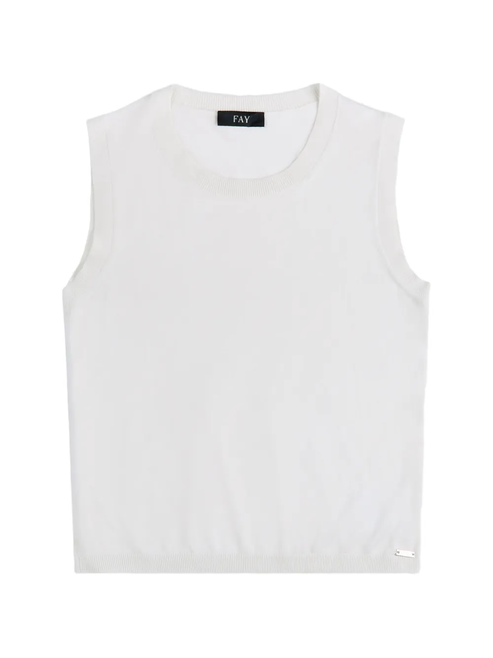Fay Top smanicato - Bianco