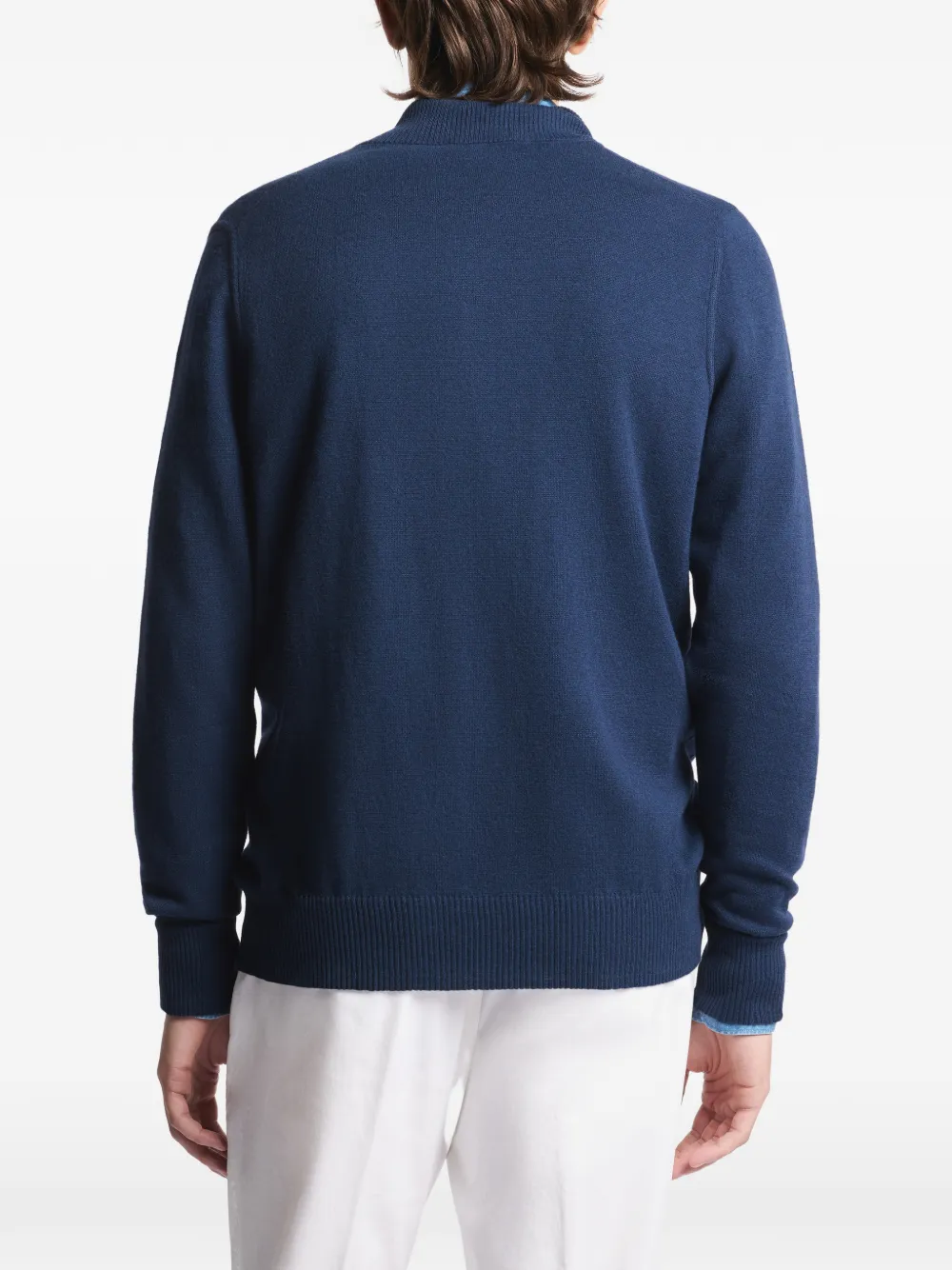 Fay Vest met klepzak en rits Blauw
